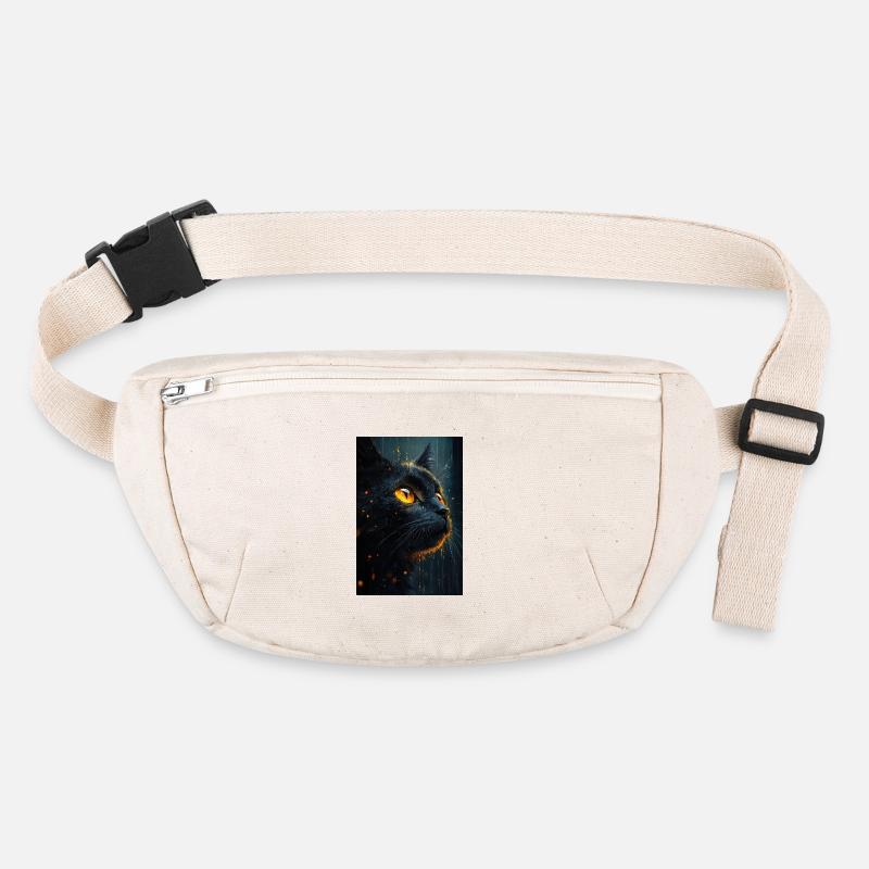Illustration einer Katze Stanley/Stella recycelte Gürteltasche