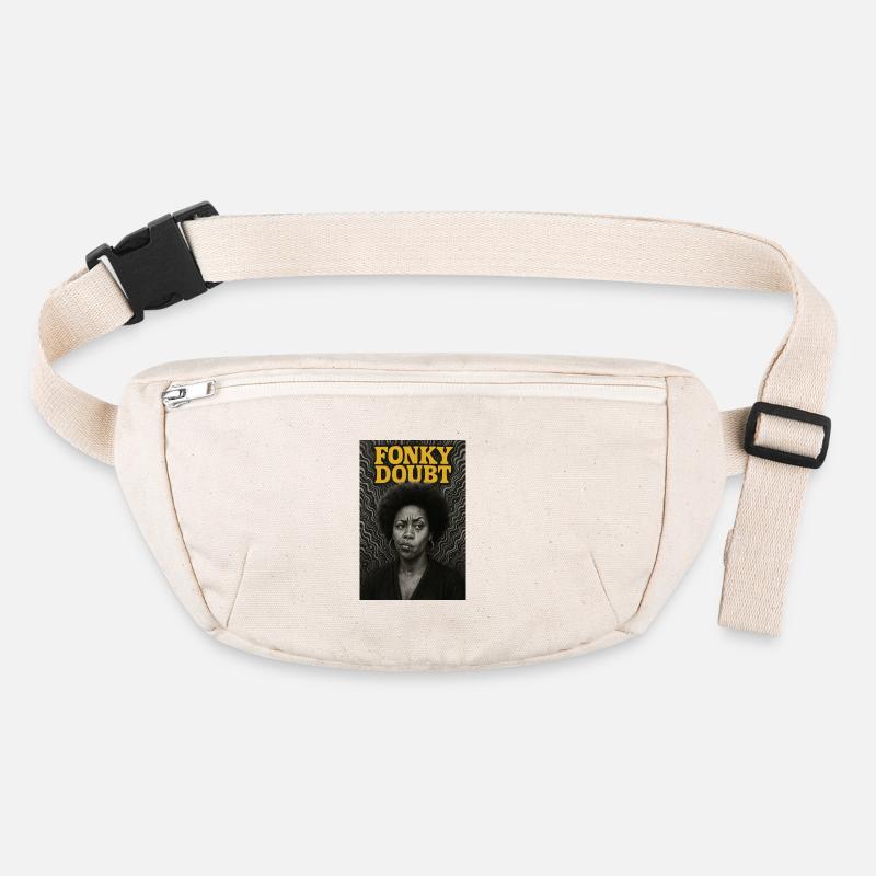 Portrait Afro Funky Doubt Stanley/Stella recycled Hip Bag 