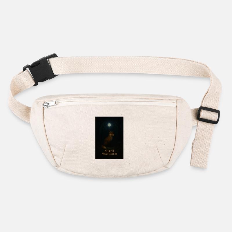 Silent Waiting Fox by Moonlight Stanley/Stella recycled Hip Bag 