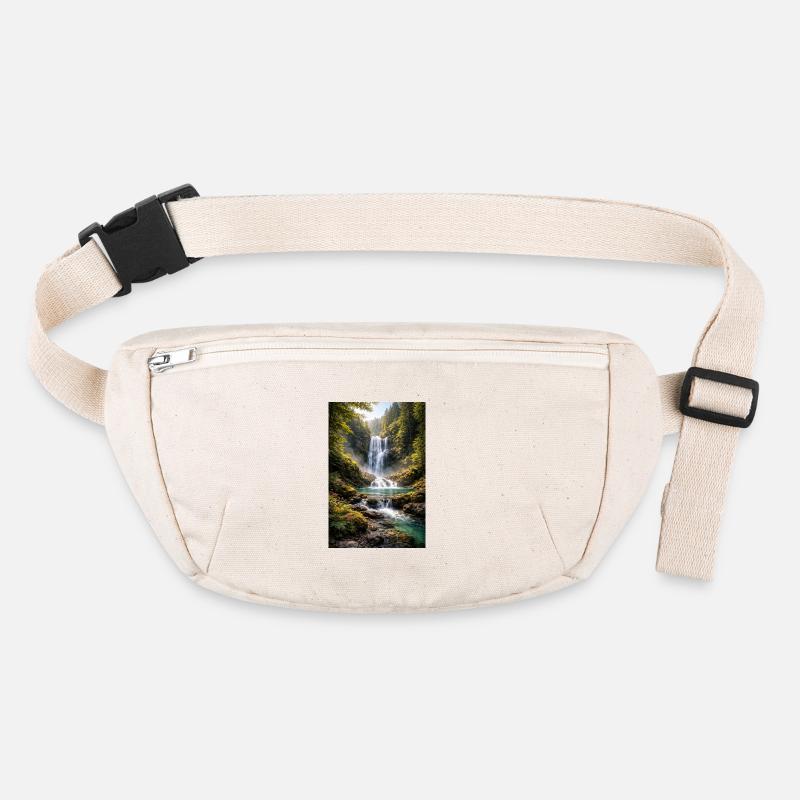 Greenery by the waterfall Stanley/Stella recycled Hip Bag 