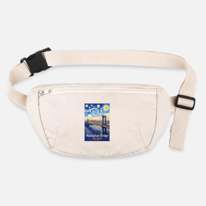 Manhattan Bridge im Sternenwirbel-Stil Stanley/Stella recycelte Gürteltasche