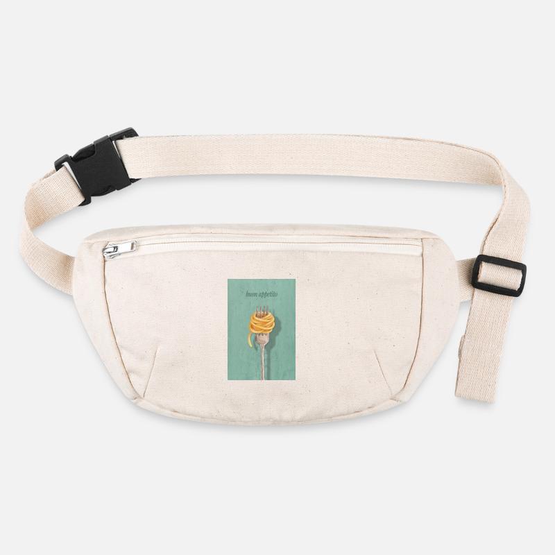 Buon Appetito Pasta Design Italy Kitchen Stanley/Stella recycled Hip Bag 