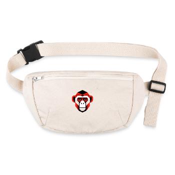 Sagesse Simienne - Sac banane recyclé Stanley/Stella - blanc naturel - Devant
