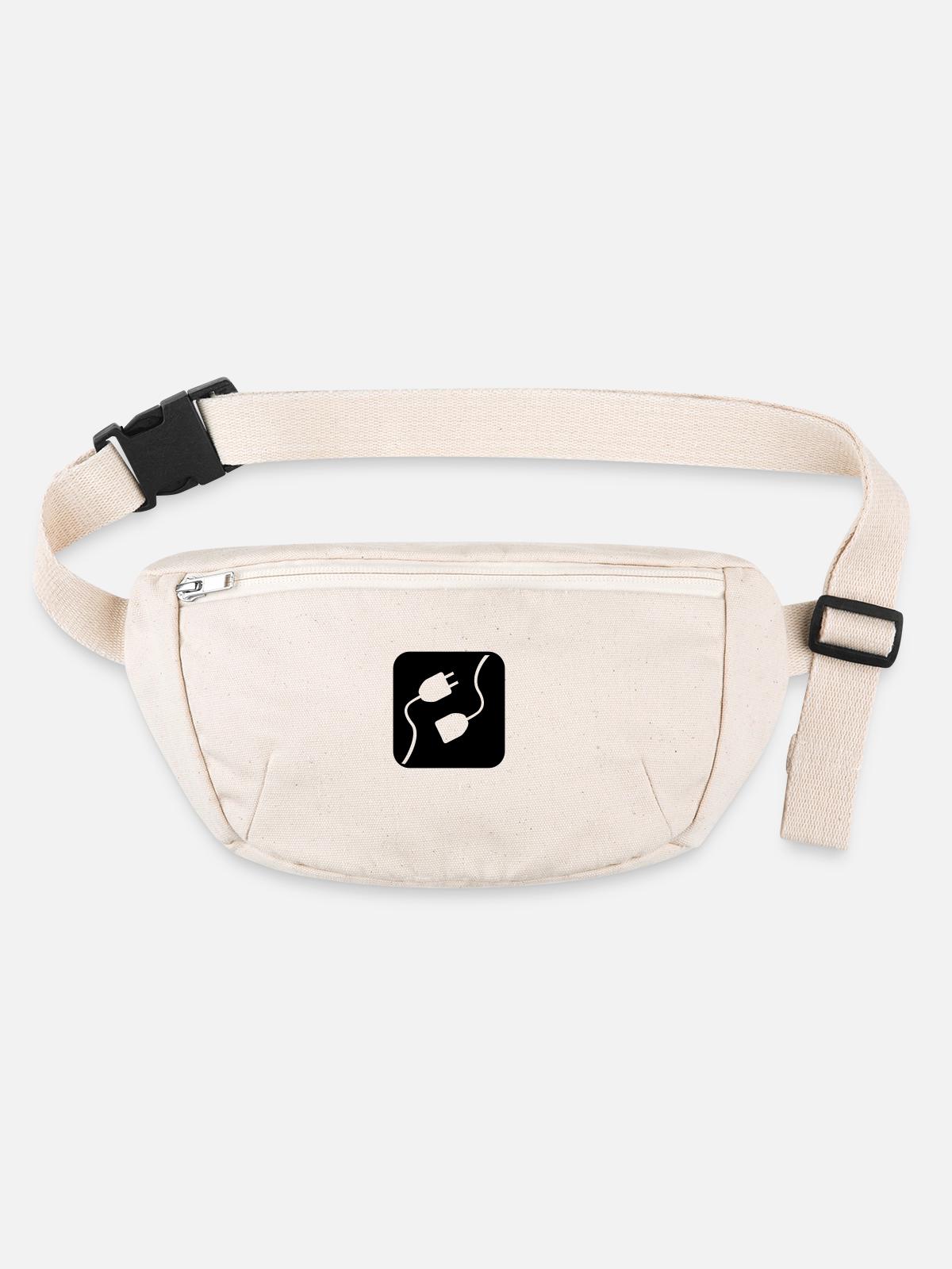 Electricity - Stanley/Stella recycled Hip Bag - natural - Front