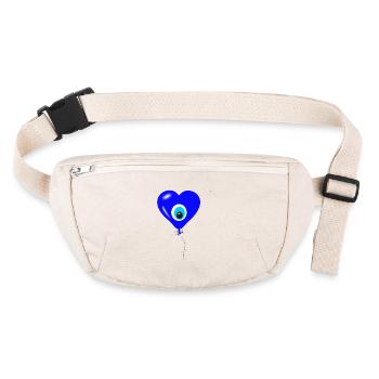 Nazar Ballon Coeur - Sac banane recyclé Stanley/Stella - blanc naturel - Devant