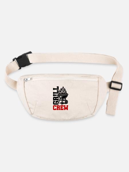 Grill Crew - Stanley/Stella recycled Hip Bag  - natural - Front