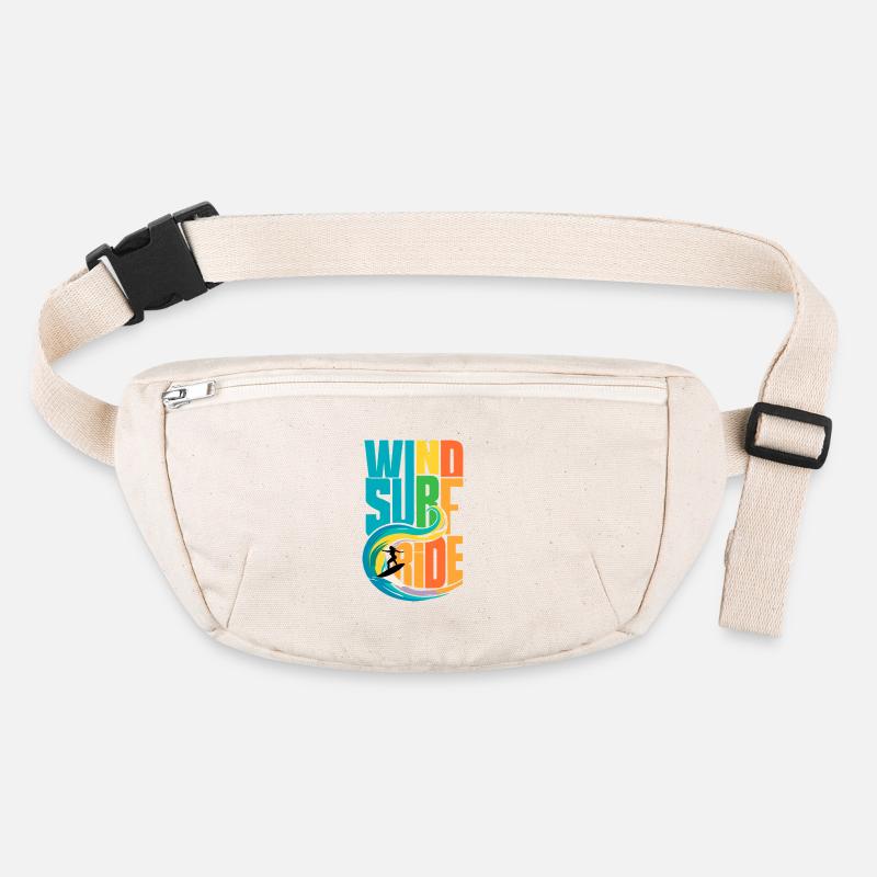 Windsurf Ride coloré Action Art - Eaux vibrantes Sac banane recyclé Stanley/Stella