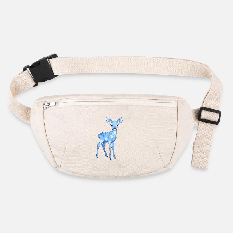 Geometric Blue Deer Stanley/Stella recycled Hip Bag 