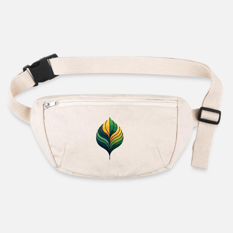 Leaf-shaped colour spiral Stanley/Stella recycled Hip Bag 