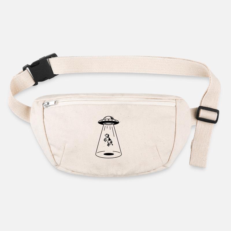 UFO mit Kuh Stanley/Stella recycelte Gürteltasche