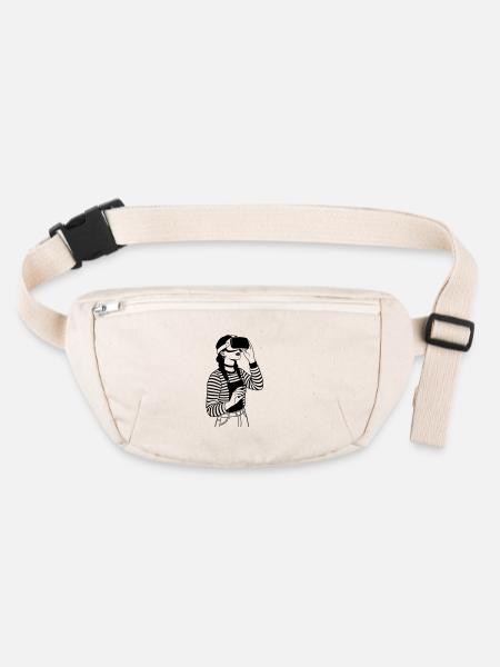 VR Gamer - Stanley/Stella recycelte Gürteltasche - Naturweiß - Vorne