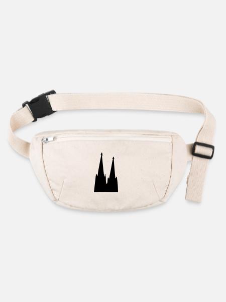 Cathedral - Stanley/Stella recycled Hip Bag  - natural - Front