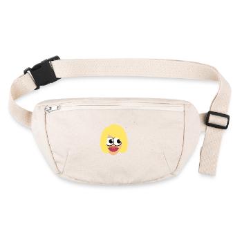 Blonde woman with makeup - Stanley/Stella recycled Hip Bag  - natural - Front