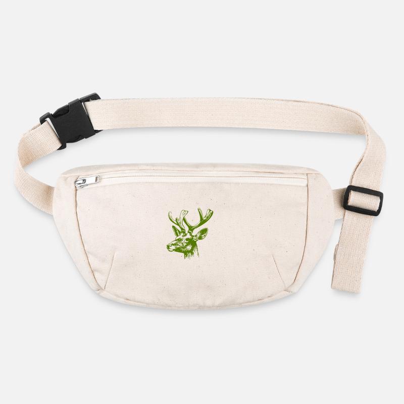 Deer Head Stanley/Stella recycled Hip Bag 