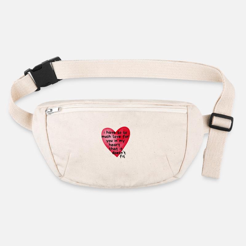 SO much love Stanley/Stella recycelte Gürteltasche