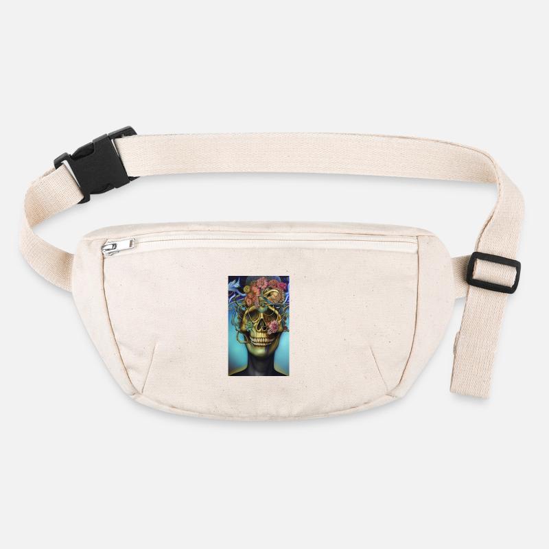 Beautiful fantasy Skull Stanley/Stella recycled Hip Bag 