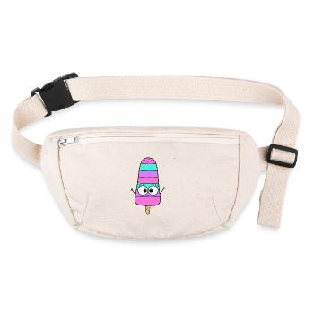 Glace - Sac banane recyclé Stanley/Stella - blanc naturel - Devant