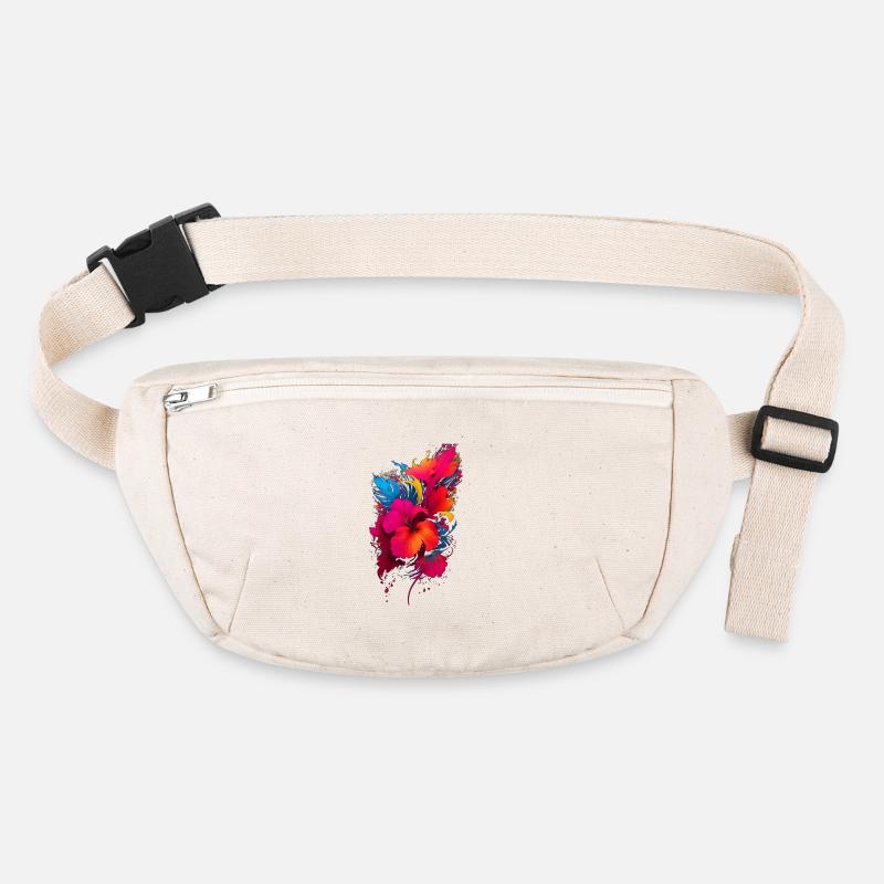 Hibiscus Stanley/Stella recycled Hip Bag 