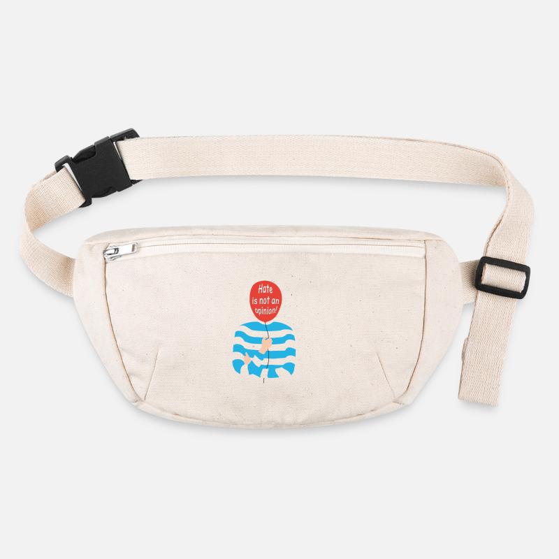 La haine n’est pas une opinion Sac banane recyclé Stanley/Stella