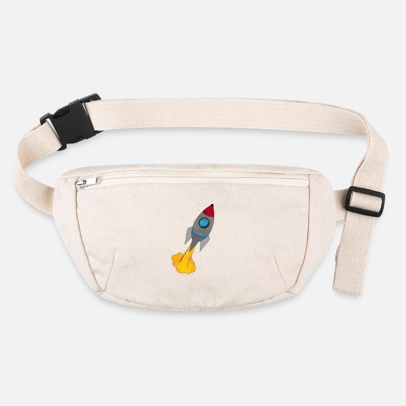 Farbenfrohe Rakete beim Start Stanley/Stella recycelte Gürteltasche