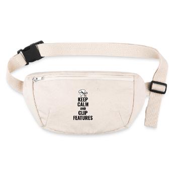 GIS Mapping Data Clip Features Spatial Geoinfo - Stanley/Stella recycled Hip Bag  - natural - Front