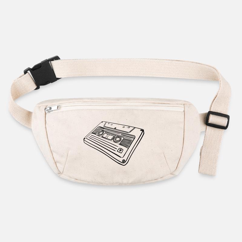 Cassette tape Stanley/Stella recycled Hip Bag 