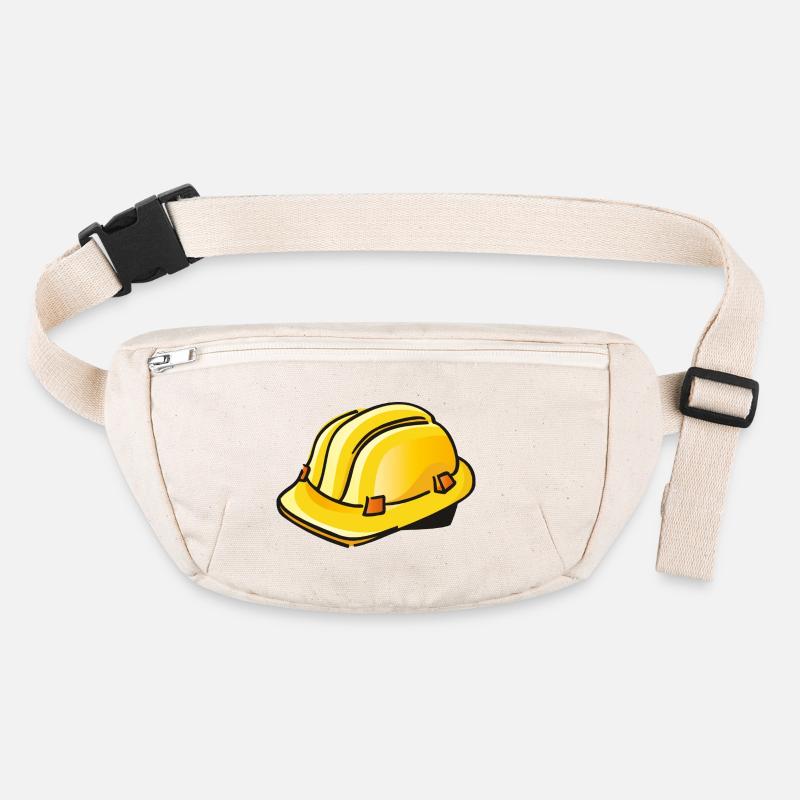 gelber Bauhelm | hard hat Stanley/Stella recycelte Gürteltasche