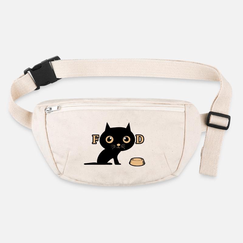 Süße Katze hat Hunger Stanley/Stella recycelte Gürteltasche