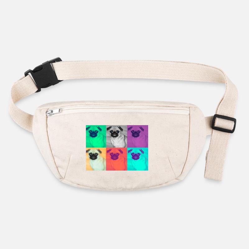 Pop Art Conception de chien Sac banane recyclé Stanley/Stella