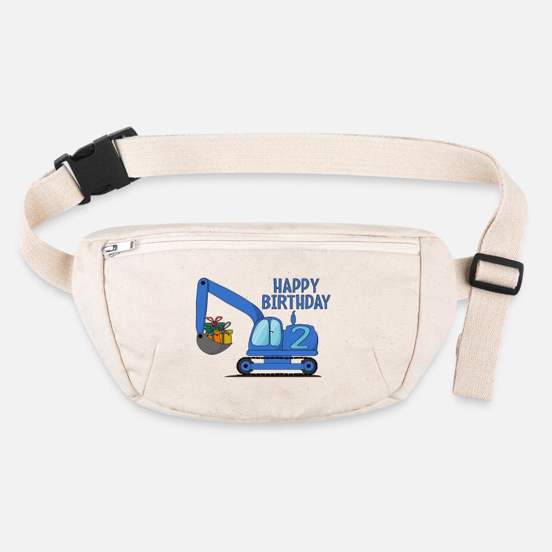 Bagger Kinder Happy Birthday 2 Blau Stanley/Stella recycelte Gürteltasche