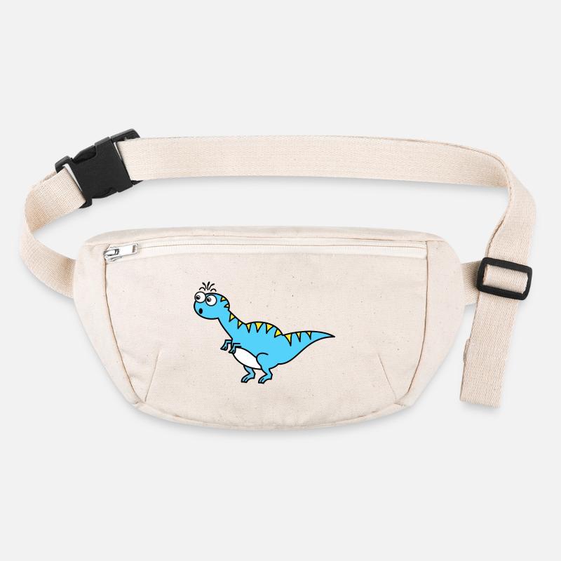 Dinosaur Blue Stanley/Stella recycled Hip Bag 