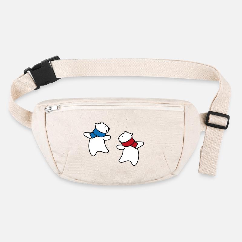 Polar bears Stanley/Stella recycled Hip Bag 