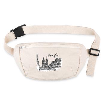 Prague - Stanley/Stella recycled Hip Bag  - natural - Front
