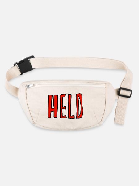 Held - Stanley/Stella recycelte Gürteltasche - Naturweiß