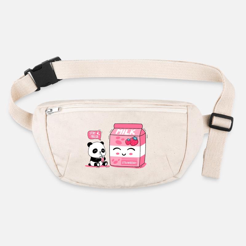 Panda und Milch Stanley/Stella recycelte Gürteltasche