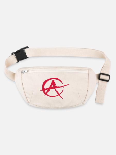 Anarchy - Stanley/Stella recycled Hip Bag  - natural - Front