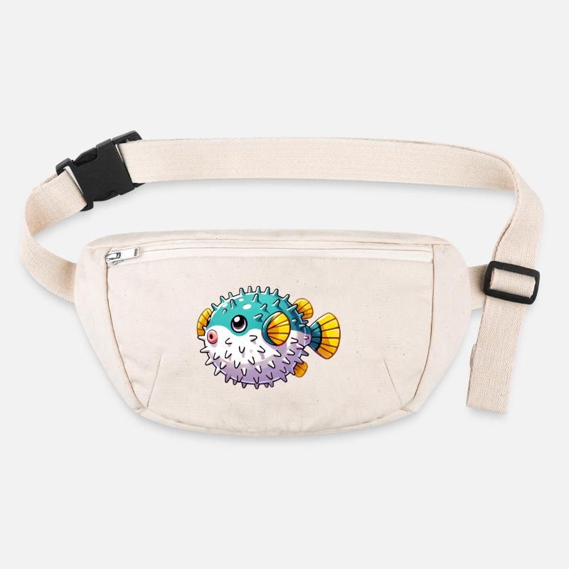 Kugelfisch Stanley/Stella recycelte Gürteltasche