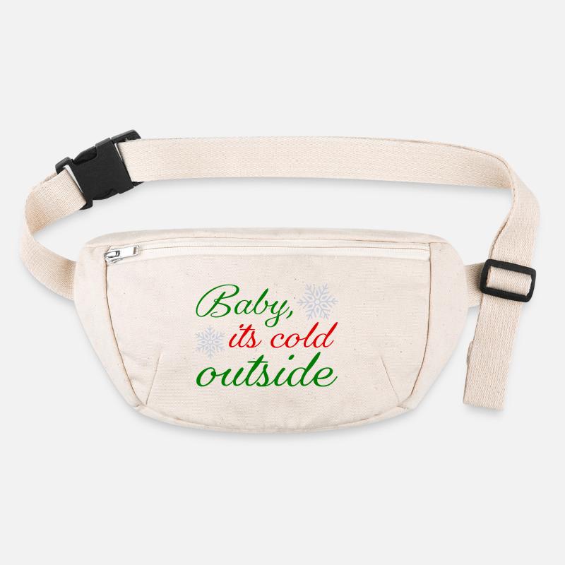 Baby it's cold outside Stanley/Stella recycled Hip Bag 