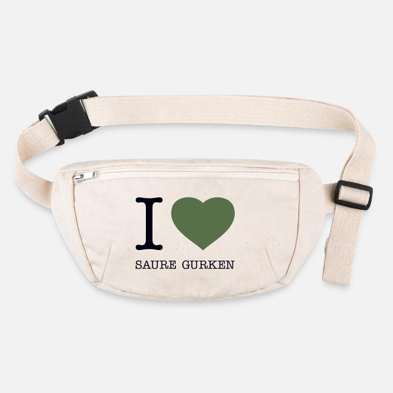 I love Sour Cucumbers Stanley/Stella recycled Hip Bag 