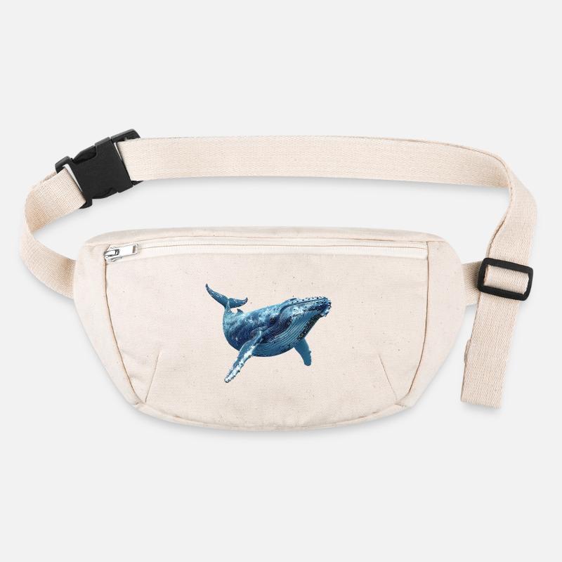 Humpback whale Stanley/Stella recycled Hip Bag 