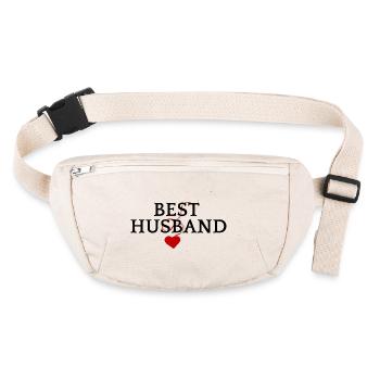 Best Husband - Stanley/Stella recycelte Gürteltasche - Naturweiß - Vorne