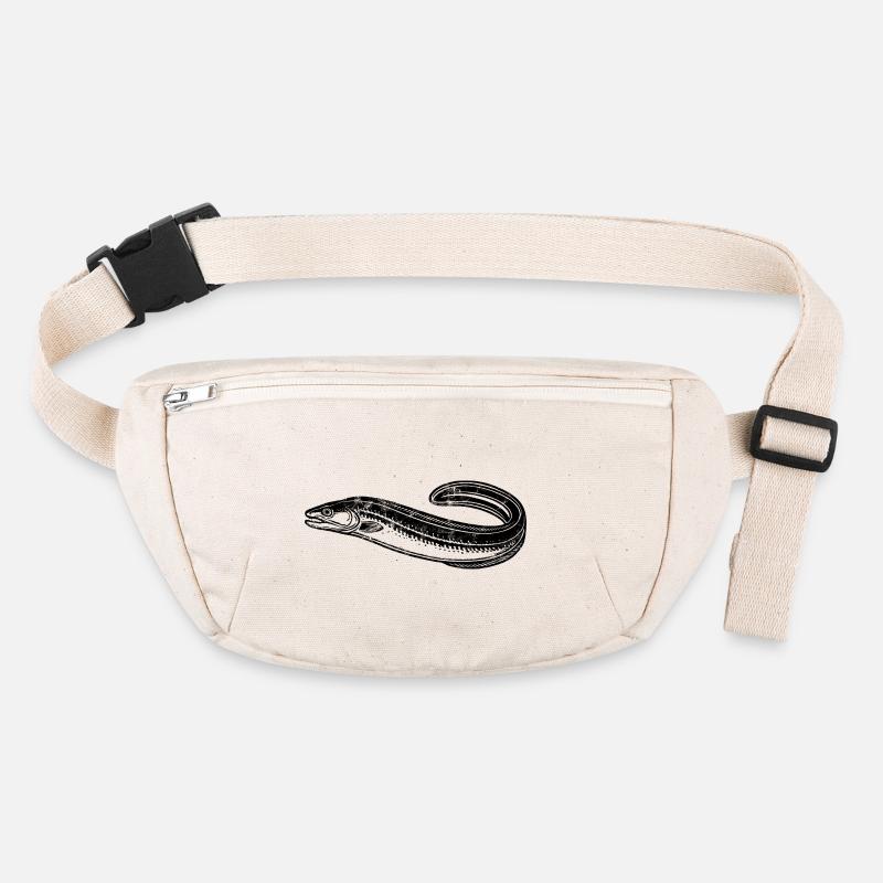 Anguille - Poisson - Cadeau de pêcheur Sac banane recyclé Stanley/Stella