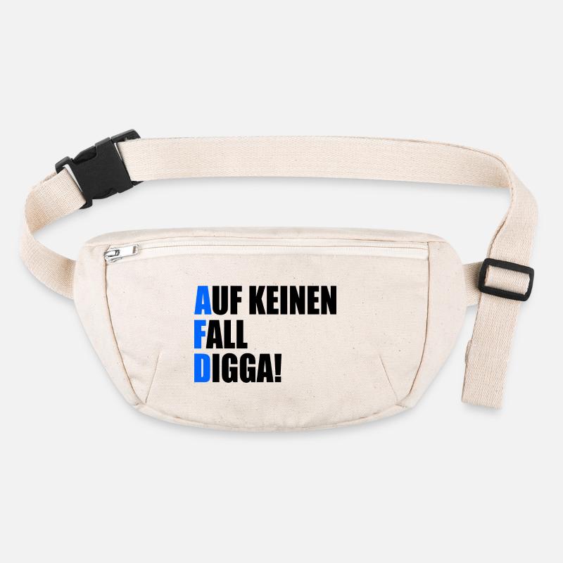 Afd Auf keinen fall digga Stanley/Stella recycelte Gürteltasche
