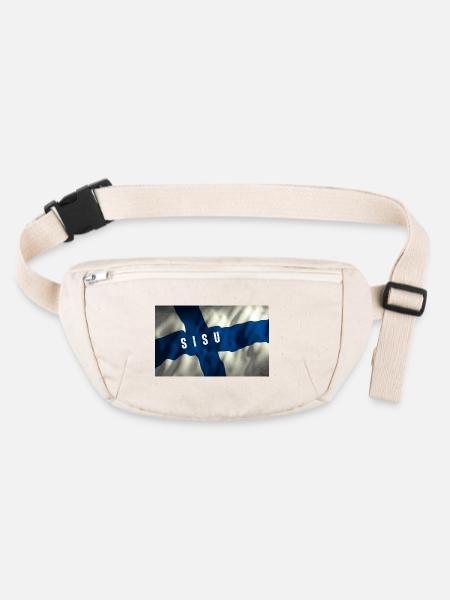 Guts - Stanley/Stella recycled Hip Bag  - natural - Front