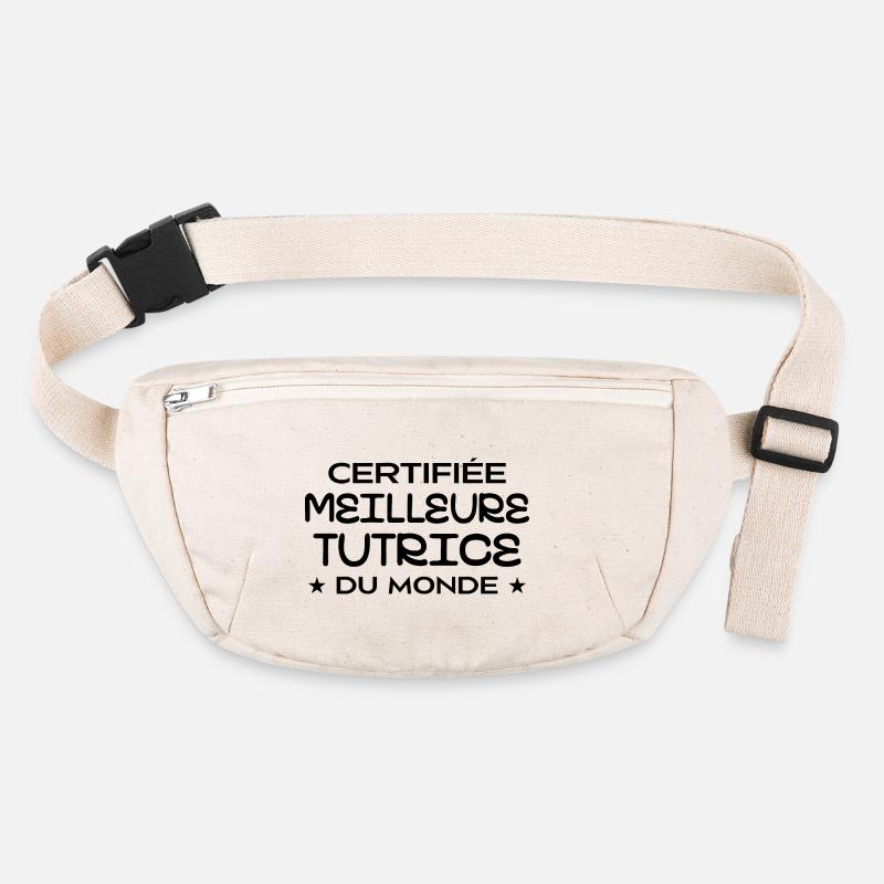 Certifiée Meilleure Tutrice du Monde Sac banane recyclé Stanley/Stella