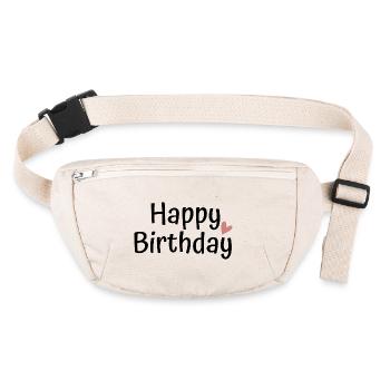 Happy Birthday Favorite Person Birthday - Stanley/Stella recycled Hip Bag  - natural - Front