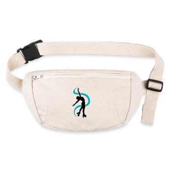 Silhouette patineuse quad danse - Sac banane recyclé Stanley/Stella - blanc naturel - Devant