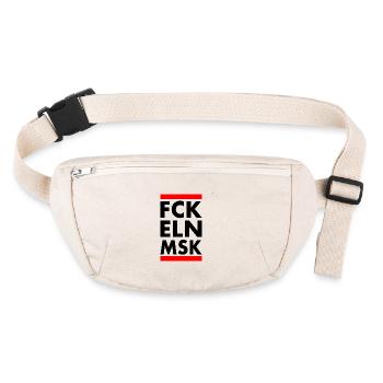 Fck eln msk - Sac banane recyclé Stanley/Stella - blanc naturel - Devant