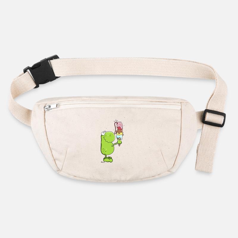 Frog with Ice Cream Stanley/Stella recycled Hip Bag 