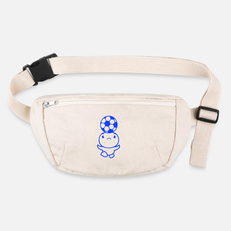 Duck Playing Soccer Header Ball Balancing Head Stanley/Stella recycled Hip Bag 